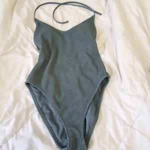 NWOT Hollister Ribbed One Piece Swimsuit